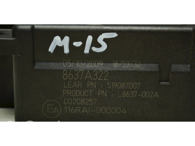 Блок предохранителей 8637A322, 519087D07   Mitsubishi Outlander    