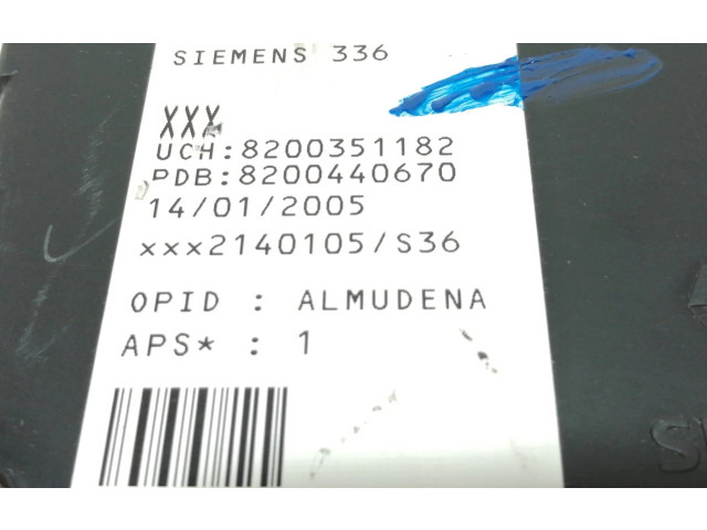 Pojistková skříňka Řídící jednotka BSM 8200351182   Renault Megane II 2005