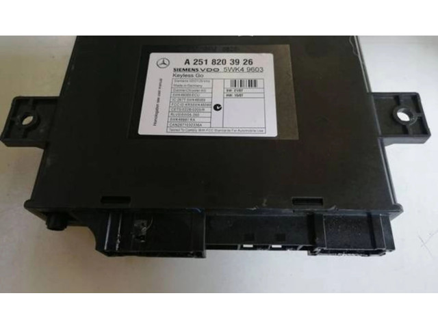 Блок комфорта A2518203926   Mercedes-Benz R W251   
