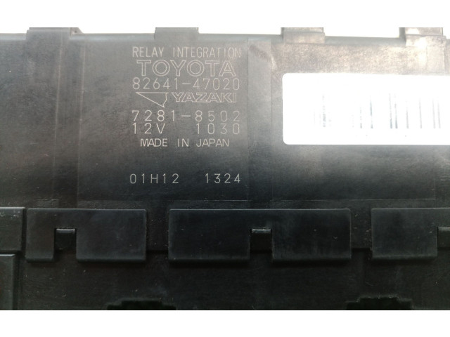 Pojistková skříňka Řídící jednotka BSM 8264147020, 8264147020   Toyota Yaris 2006