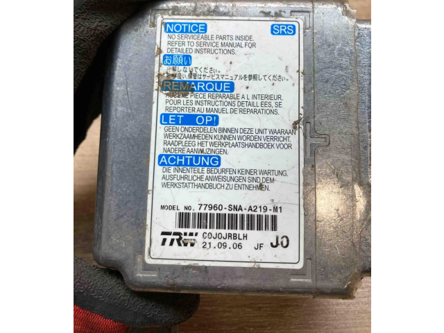 Блок подушек безопасности 77960SNAA219M1   Honda Civic