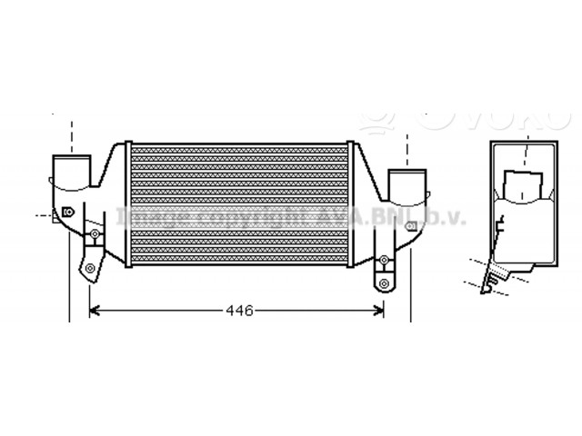 Интеркулер  1671444   Ford Focus 2.0