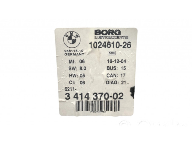 Панель приборов 341437002, 102461026   BMW X3 E83       