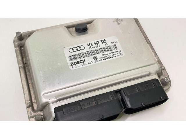 Блок управления двигателя 4E0907560, 4E0910560K   Audi A8 S8 D3 4E