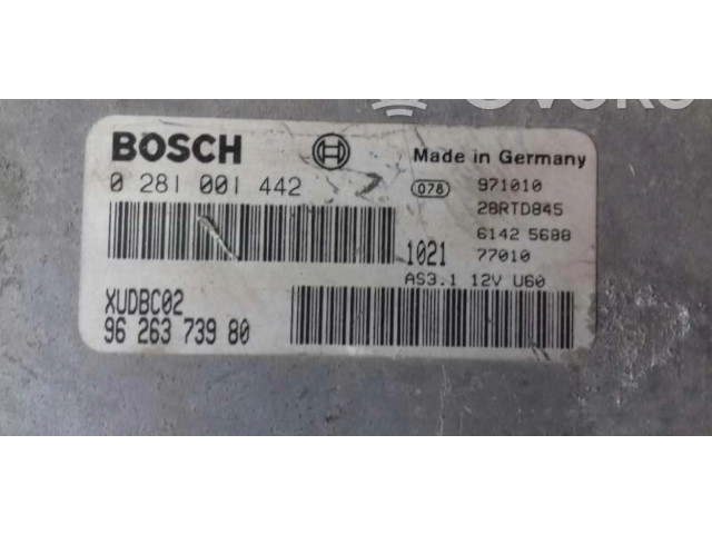 Řídící jednotka 9626373980   Peugeot 106 