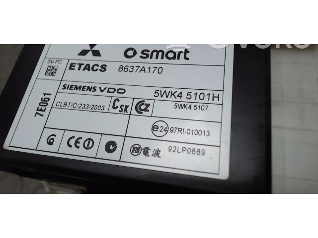 Блок предохранителей  8637A170, NICHTZUTREFFEND   Mitsubishi Colt    