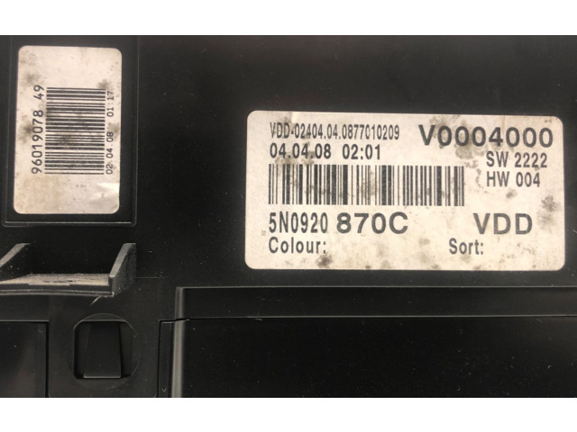 Панель приборов 5N0920870C   Volkswagen Tiguan       