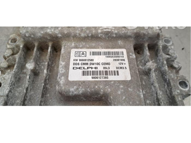 Блок управления двигателя 9666912580   Mitsubishi Colt