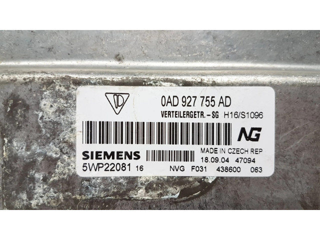 Блок управления коробкой передач 0AD927755AD   Porsche Cayenne (9PA)