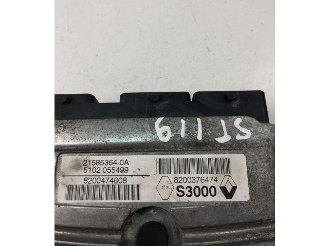 Řídící jednotka 8200474008, 8200376474   Renault Modus 2005