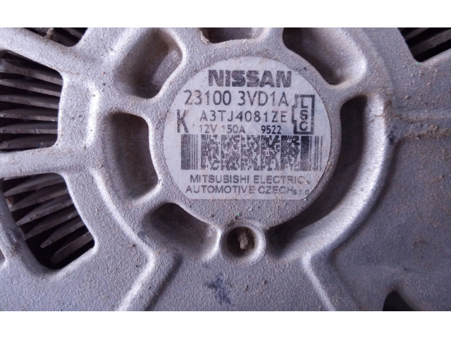 Генератор 231003VD1A, A3TJ4081ZE   Nissan NV200      