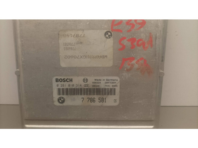 Řídící jednotka 7786581, 28RTE684   BMW 5 E39 2002