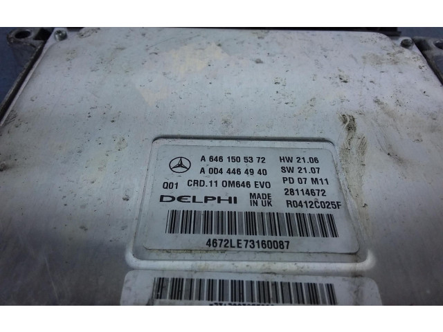 Řídící jednotka A6461505372, A6461505372   Mercedes-Benz E W212 2007