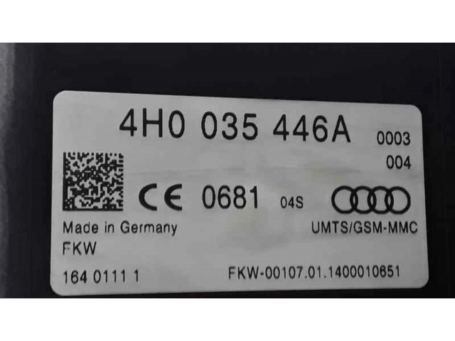 Блок управления 4H0035446A   Audi A3 S3 8V