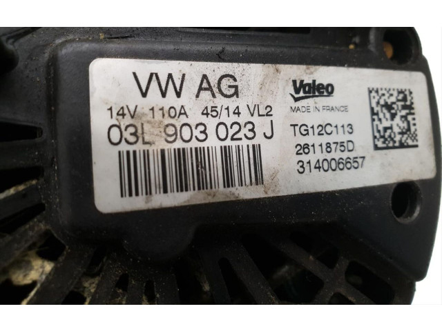 Генератор 03L903023J   Volkswagen Transporter - Caravelle T6      