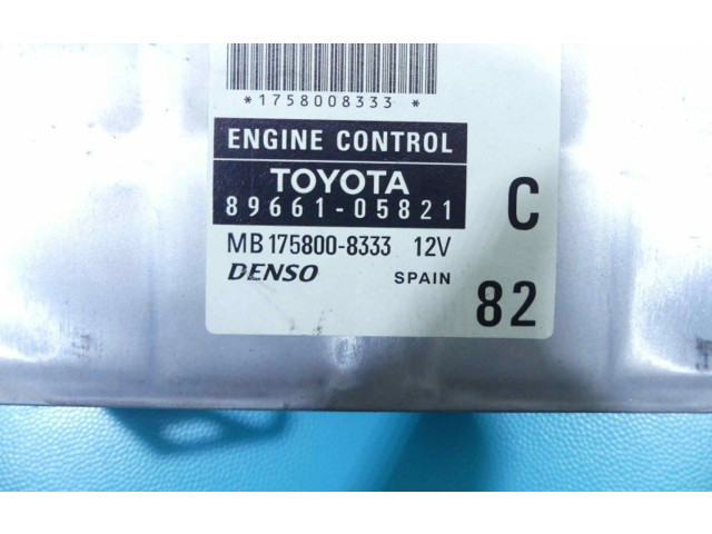 Řídící jednotka 89661-05821, IMPRK1269620   Toyota Avensis T250 2006