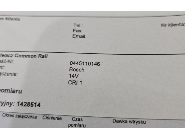 Vstřikovač 0445110146, IMPRK1428514   Volvo S40, V40     