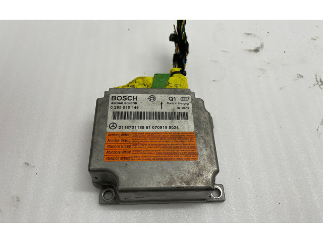Блок подушек безопасности A2118701185, 0285010146   Mercedes-Benz E W211