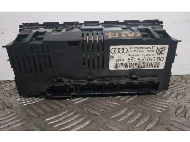 Блок управления климат-контролем 8E0820043BQ, 8E0820043BQ5PR   Seat Exeo (3R)