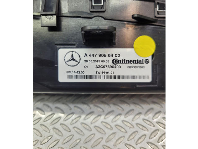 Блок управления климат-контролем A4479056402   Mercedes-Benz V Class W447