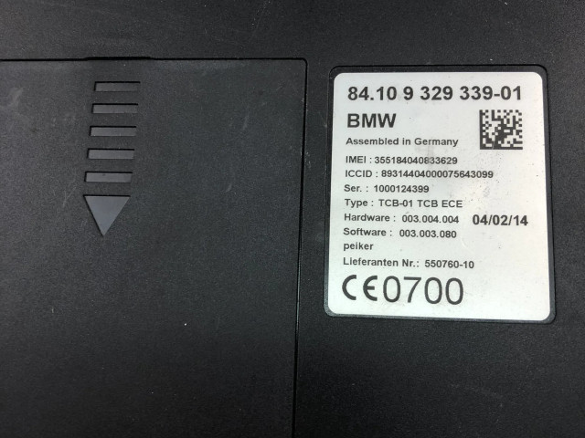 Блок управления 9329339   BMW 3 GT F34