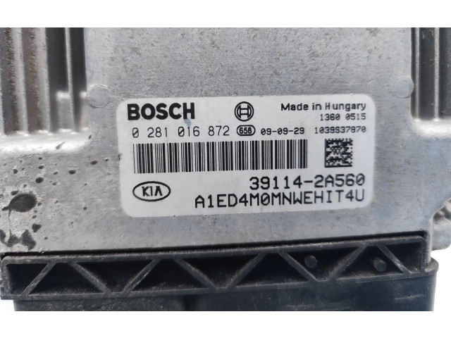Řídící jednotka 39114-2A560, 0281016872   KIA Ceed 2010
