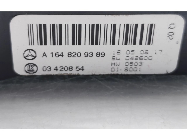 Блок управления климат-контролем A1648209389, 03420854   Mercedes-Benz R W251