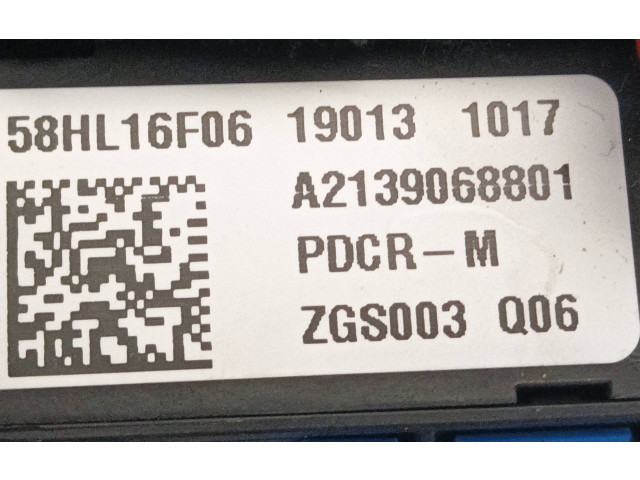   Pojistková skříňka A2139068801, ZGS003Q06   Mercedes-Benz E W213 2019