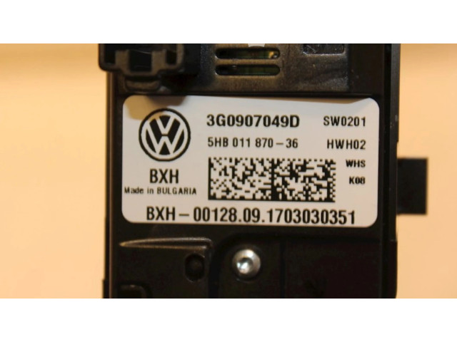Блок управления климат-контролем 3G0907049D, 3G0907049D   Volkswagen Cross Touran II