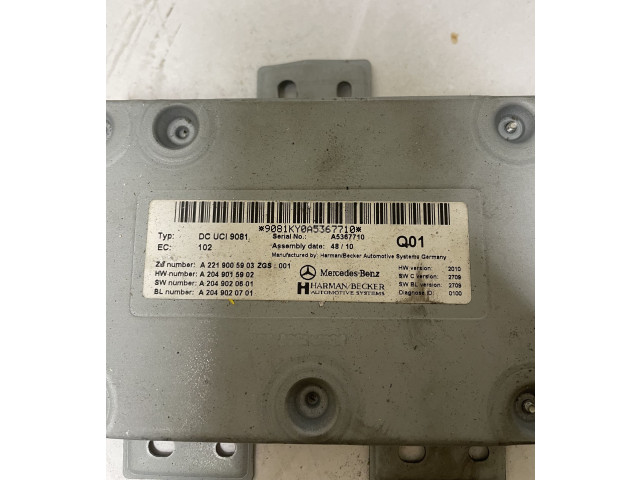 Блок управления A2219005903   Mercedes-Benz E AMG W212