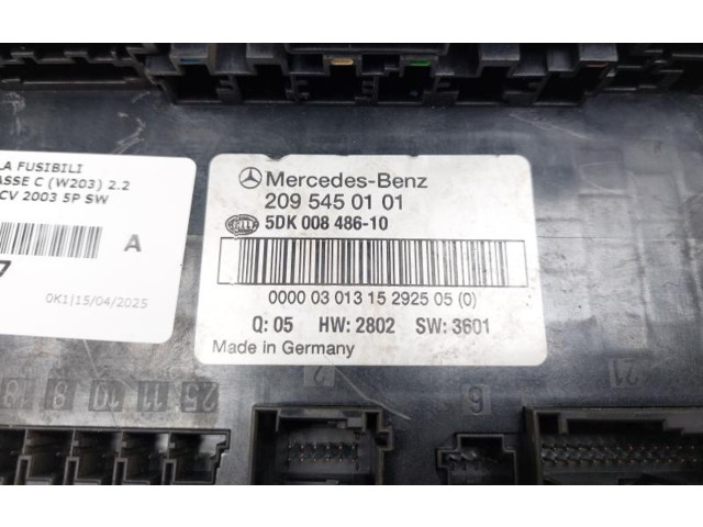   Pojistková skříňka 2095450101, 2095450101   Mercedes-Benz C W203 2000