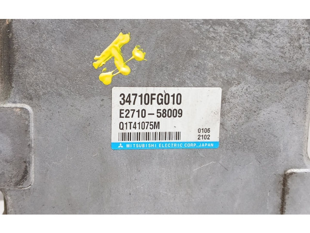 Řídící jednotka 34710FG010, E271058009   Subaru Impreza III 2010