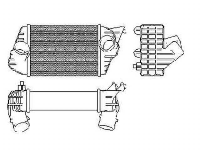 Интеркулер  46745841, 30833   Fiat Stilo 1.9