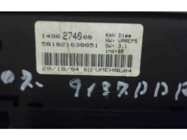 Přístrojová deska  Peugeot 807 2002 1496274080, 0090059  