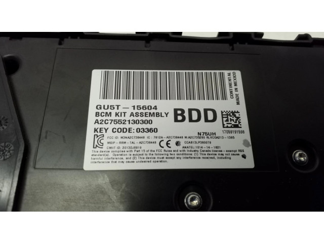 Блок предохранителей DG9T14B476B, GU5T15604BDD   Ford Fusion II    