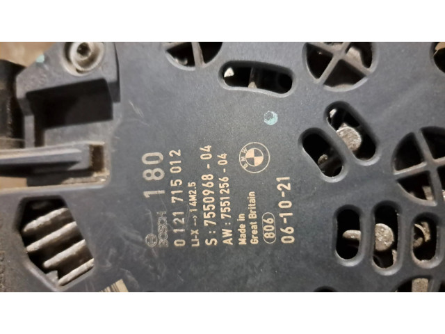 Генератор 0121715012, 7551256   BMW X3 E83 3.0     