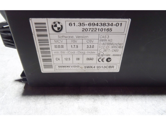 Блок комфорта 5WK49513CBR, 6135694383401   BMW 1 E81 E87   