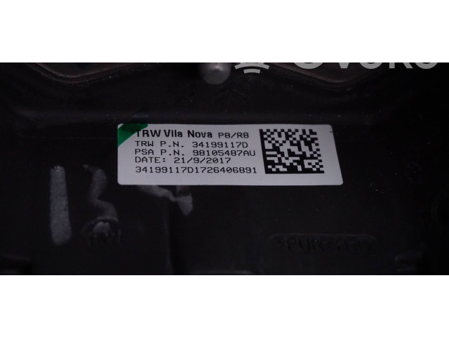 Volant Peugeot 3008 II 2020 98105487AU, 34199117D  