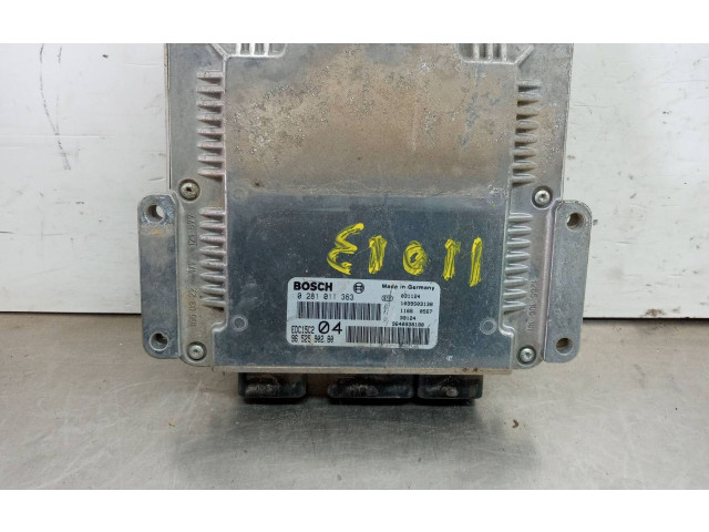 Блок управления двигателя 9652590280, 0281011363   Fiat Ulysse