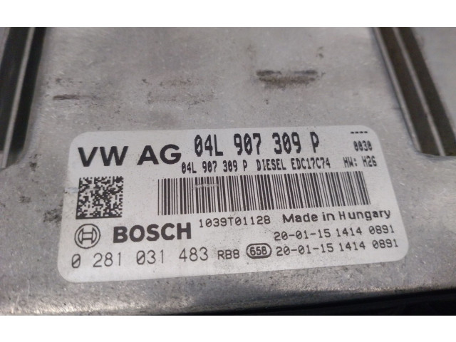 Řídící jednotka 04L907309P, 0281031483   Volkswagen Tiguan 2020