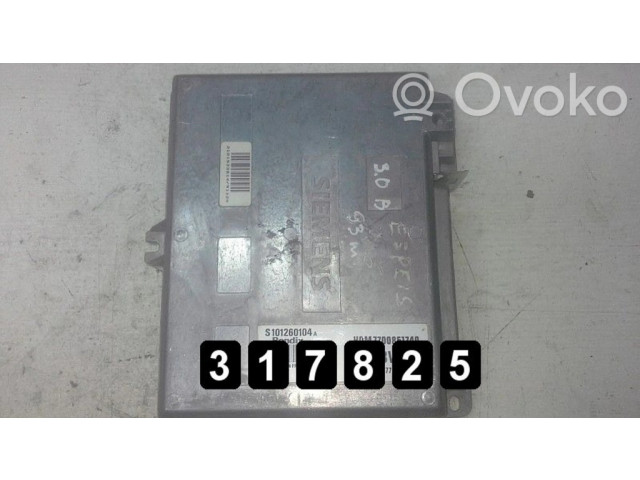 Блок управления двигателя S101260104A   Renault Espace II