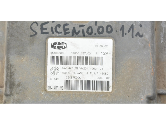 Řídící jednotka 6160062703   Fiat Seicento/600 1998