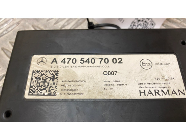 Блок управления A4705407002   Mercedes-Benz W470