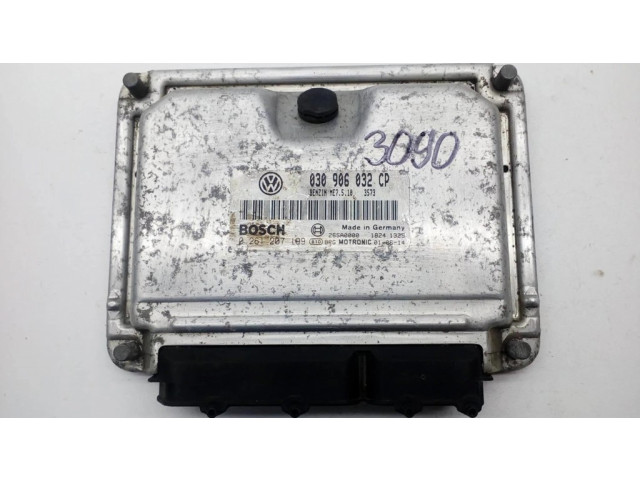 Блок управления двигателя 030906032CP, 0261207199   Volkswagen Lupo