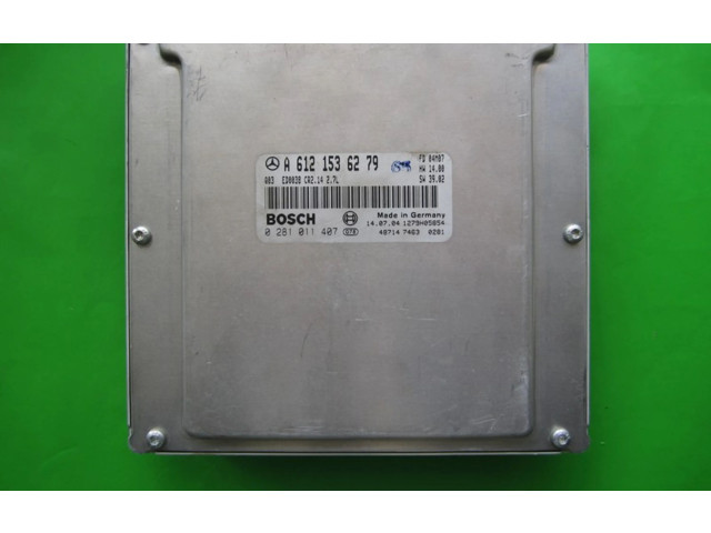 Řídící jednotka A6121536279, 0281011407   Mercedes-Benz ML W163 2004