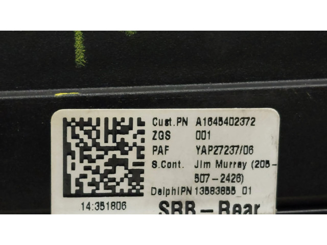 Блок предохранителей A1645402372, 5072426   Mercedes-Benz R W251    