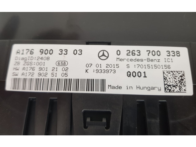 Přístrojová deska  Mercedes-Benz A W176 2014 A1769003303, A1769003303  