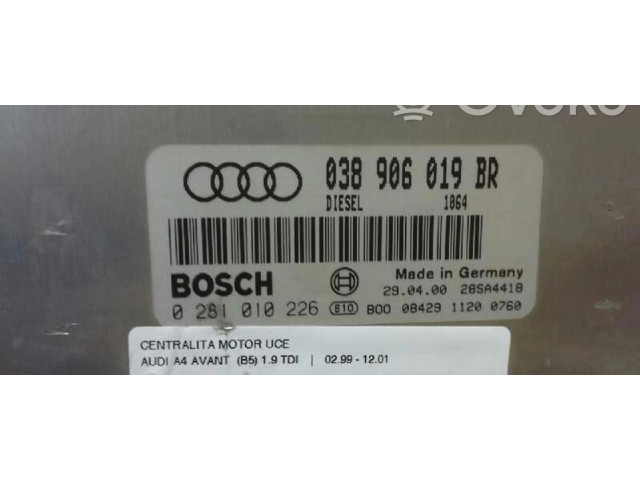 Блок управления двигателя 038906019BR, 230   Audi A4 Allroad