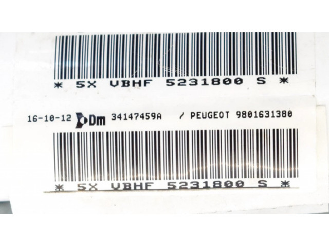Боковая подушка безопасности 9801631380, 34147459A   Peugeot 3008 I