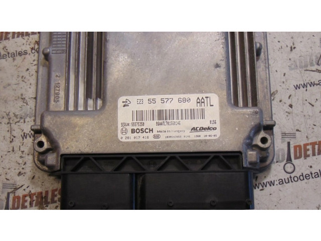 Řídící jednotka 0281017416, 55577680   Vauxhall Astra J 2011